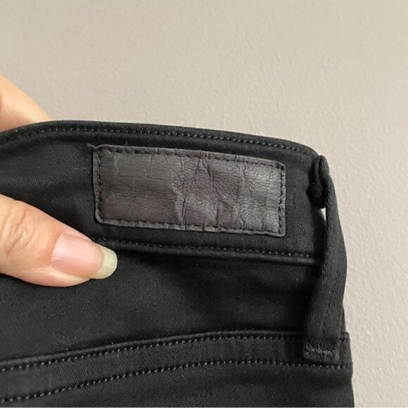 Agolde Black Mid-rise Cropped Sophie Skinny Jeans - 27" - Picture 8 of 11